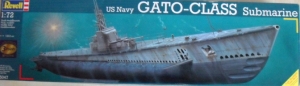 REVELL 1/72 05047 US GATO CLASS SUBMARINE  UK SALE ONLY 